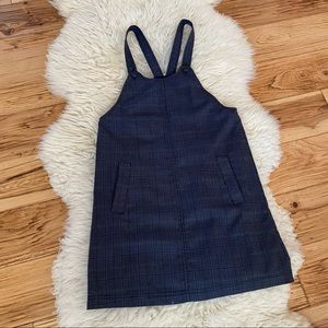Oak + Fort Pinafore Overall Skirt Patterned XS